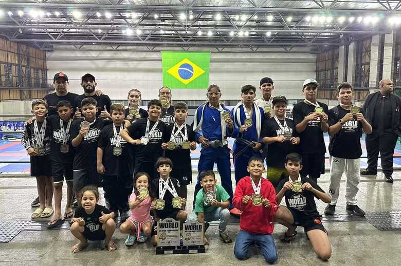 Seleção de MS é tricampeã do Mundial de Jiu-Jitsu