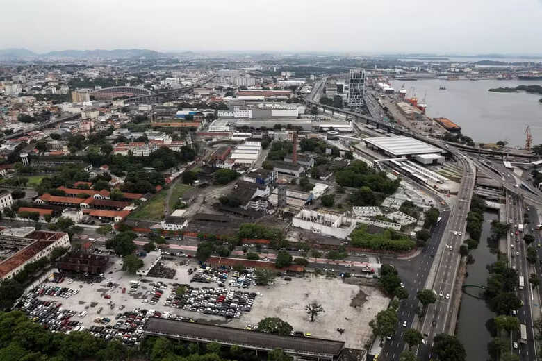 Terreno onde o Estádio do Flamengo será localizado