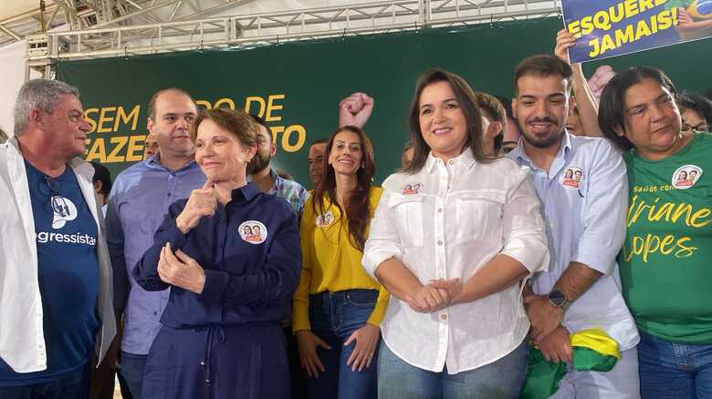 Tereza Cristina e Adriane Lopes