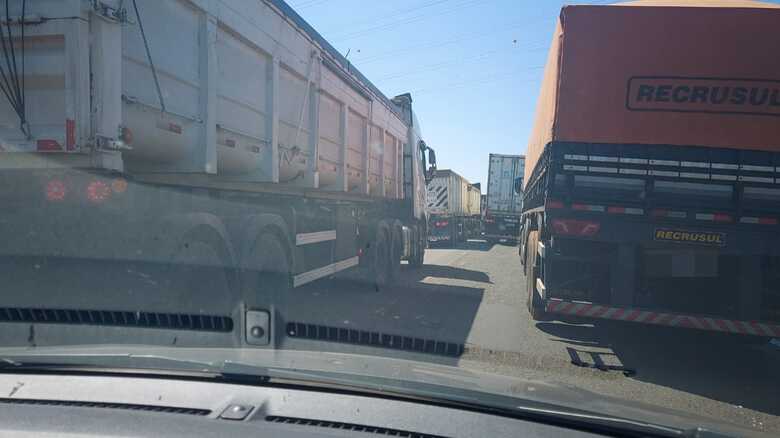 Congestionamento na BR-163