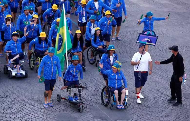 Delegação do Brasil na abertura