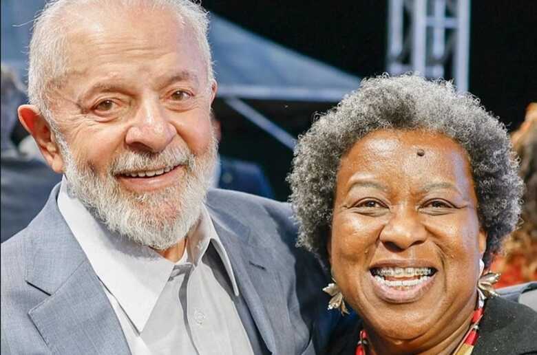 Lula e Macaé Evaristo