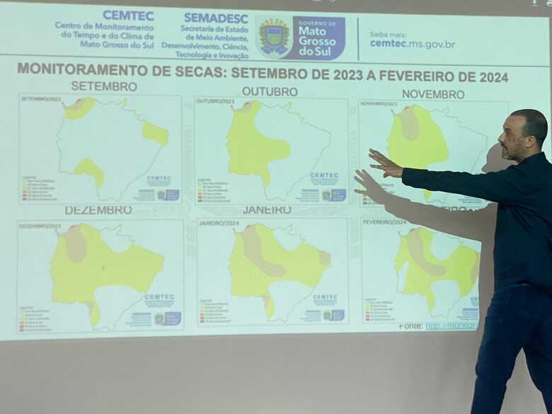 A falta de chuva significativa deve durar três meses