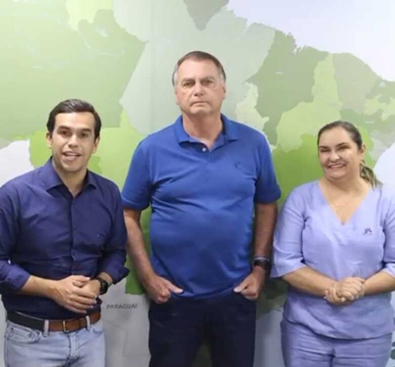 É a primeira aparição de Bolsonaro na campanha eleitoral de Beto Pereira