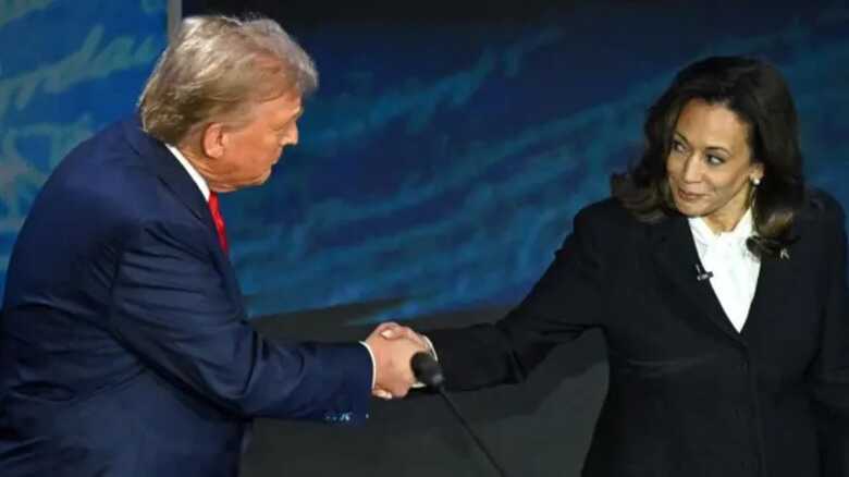 Donald Trump e Kamala Harris