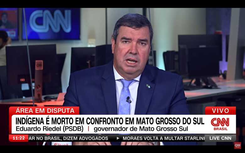 Governador concedeu entrevista a CNN na manhã desta quinta-feira