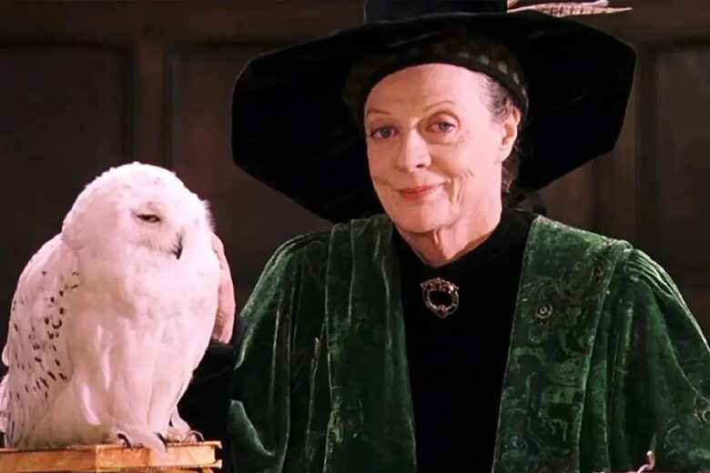 Maggie Smith, a professora Minerva McGonagall de Harry Potter