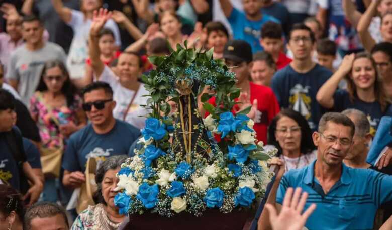 Romaria de Nossa Senhora Aparecida realizada no ano passado, em Campo Grande