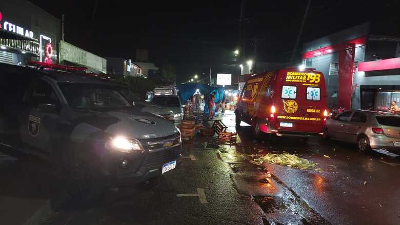 Corpo de Bombeiros socorreu a vítima a tempo