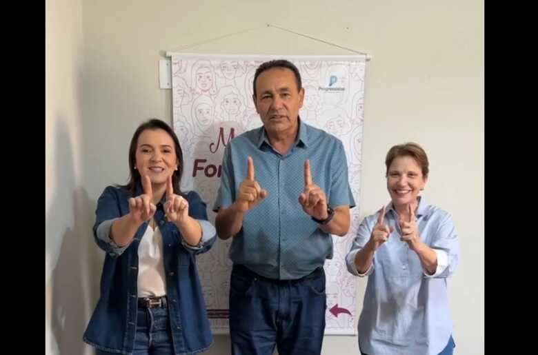 Adriane Lopes, Carlão e Tereza Cristina 