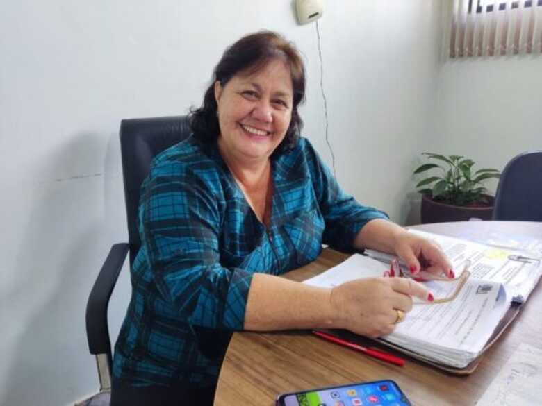 Candidata e atual vice-prefeita Rosária de Fátima Ivantes Lucca Andrade - 