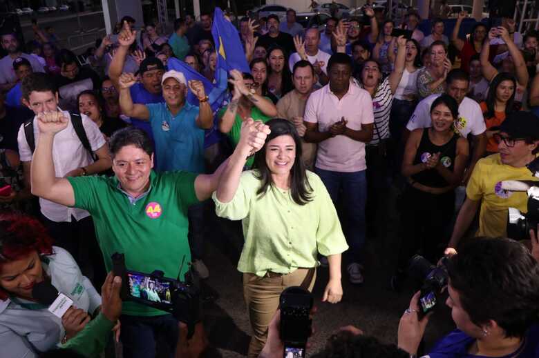 Evento no Comitê da chapa de Rose Modesto e Roberto Oshiro