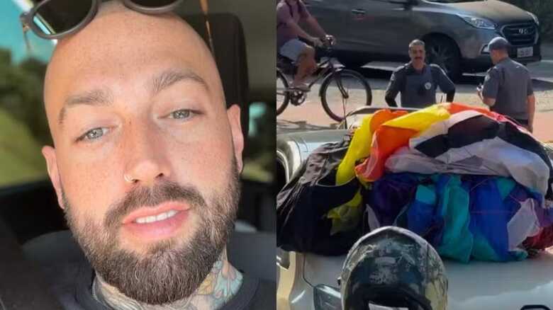 Lucas Ribeiro Macedo, de 32 anos, morreu após colidir de paraglider com outro piloto durante voo em Guarujá (SP) 