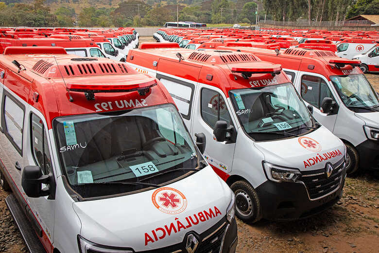 Cada ambulância do Samu entregue pelo Governo Federal está avaliada em cerca de R$ 324 mil.