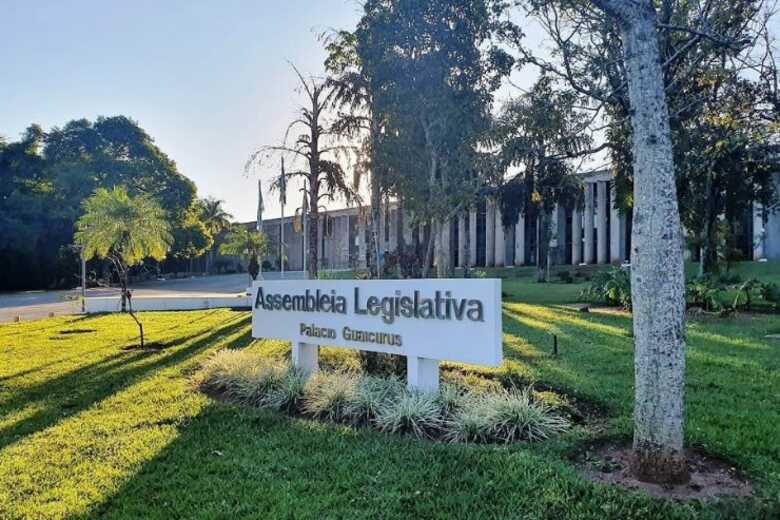 Entrada Assembleia Legislativa de Mato Grosso do Sul 