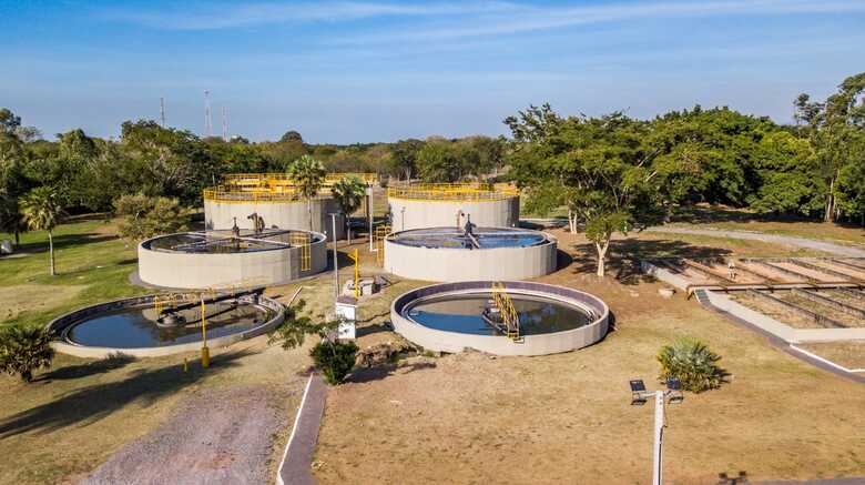 Estação de tratamento em Corumbá