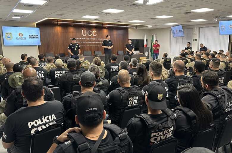 Equipes envolvidas na ofensiva contra o crime organizado - 