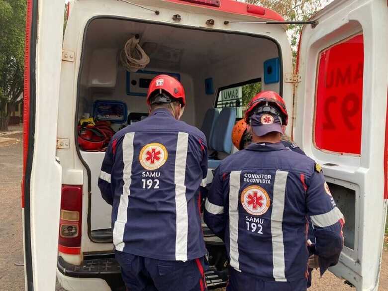 A vítima precisou ser socorrida