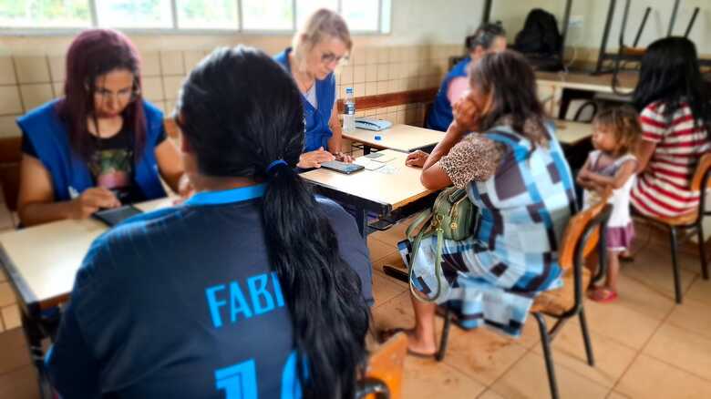 Famílias fizeram o recadastramento