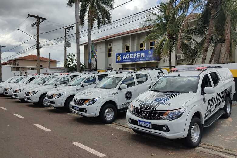 Viaturas da Polícia Penal de MS - 