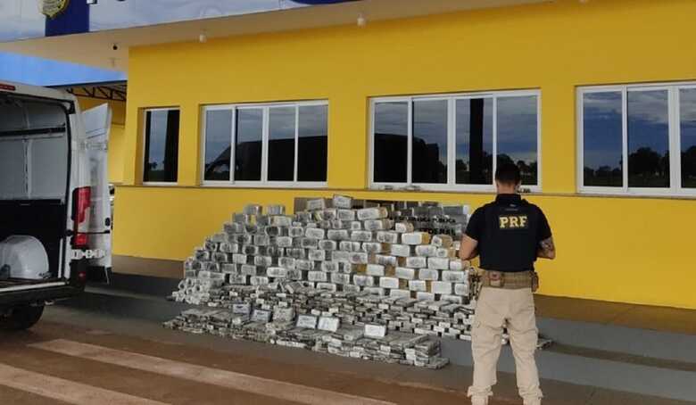 Foram apreendidos 657 quilos de cocaína