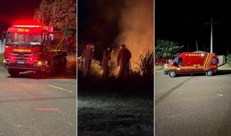 Bombeiros tiveram bastante trabalho