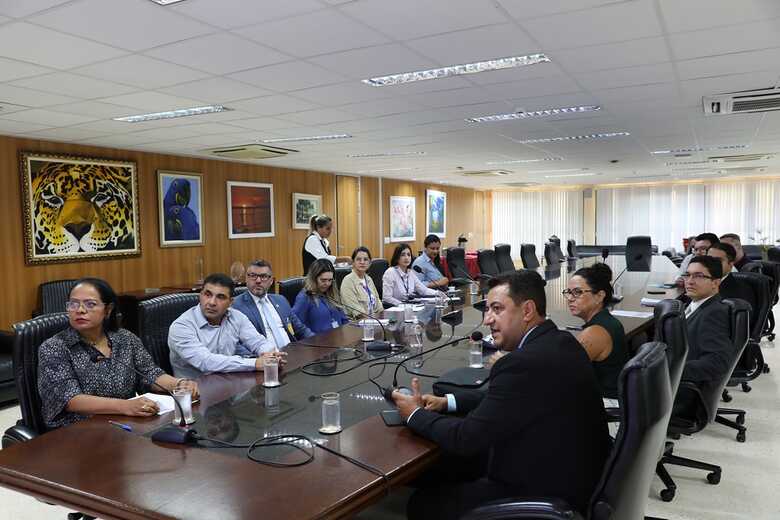 Reunião do TJMS com a equipe da Sejusp para ajustes do Monitor