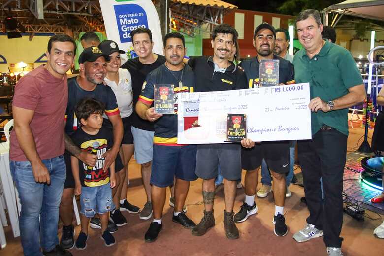 Premiação do 2&ordm; Champions Burger