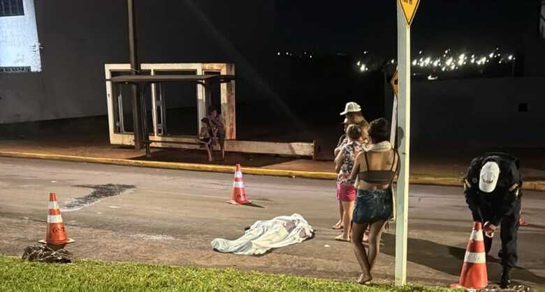 A vítima faleceu durante a noite de hoje 