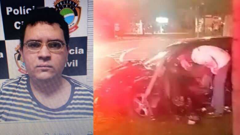 Médico provocou acidente por dirigir bêbado em Campo Grande - 