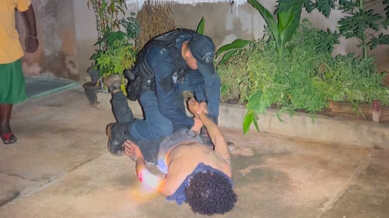 Ladrão foi preso em flagrante