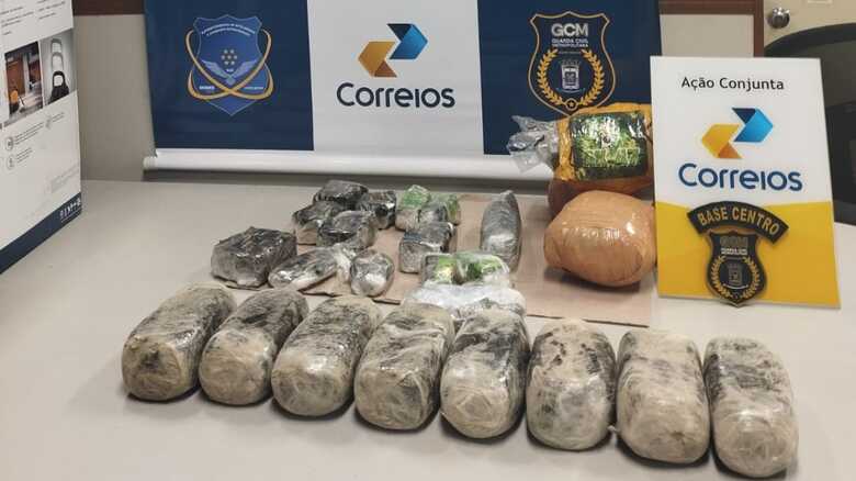 Drogas foram apreendidas e levadas para a Denar