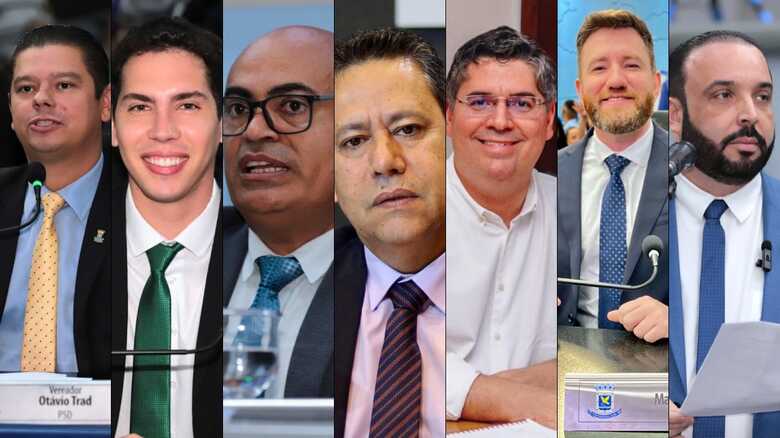 Vereadores que presidem comissões na Câmara