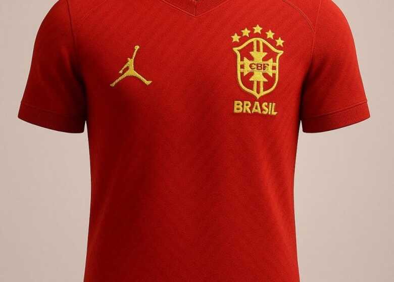 Camisa especulada para a seleção brasileira seria vermelha 