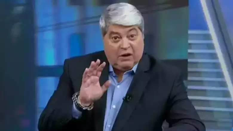Datena se despede ao vivo