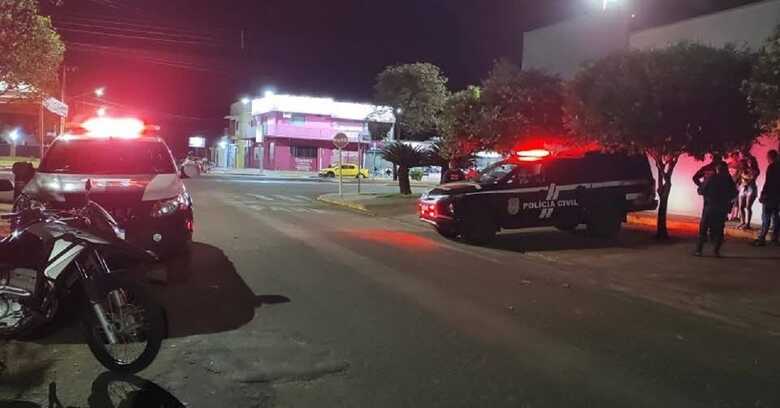 Polícia esteve no local