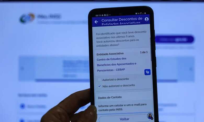 Restituição dos valores podia ser pedido pelo aplicativo do INSS