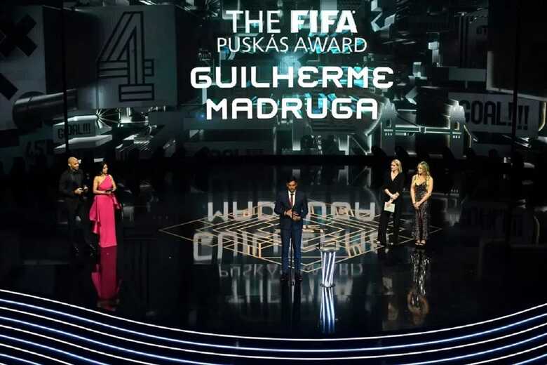 Guilherme Madruga na cerimônia do Fifa The Best