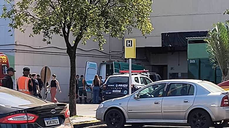 Vítima foi socorrida pela UNIMED
