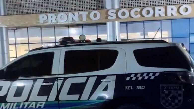 Polícia Militar esteve no hospital da cidade