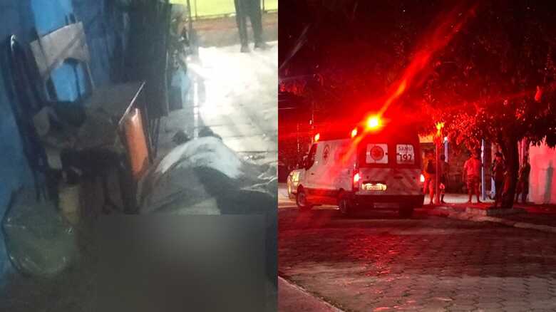 Júnior morreu na entrada da casa