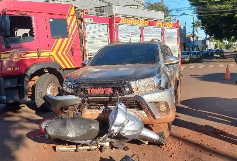 Vítima foi socorrida em estado grave 