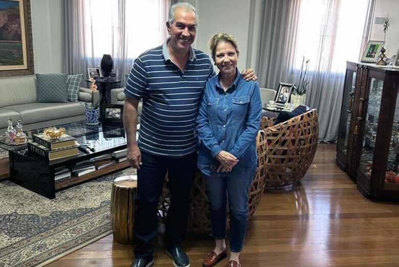 A aliançacom o líder do PSDB-MS, Reinaldo Azambuja e Tereza Cristina foi selada nas eleições de 2022