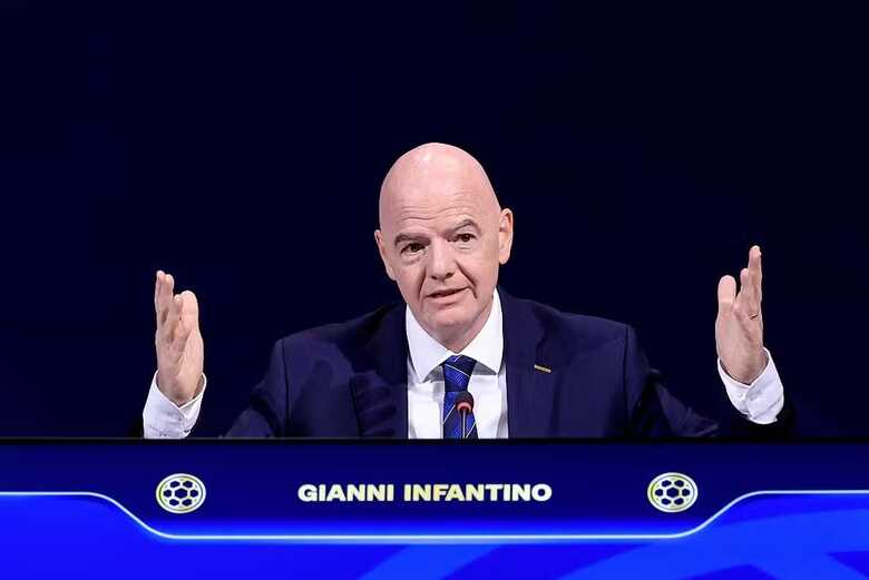 Gianni Infantino no 75&ordm; Congresso da Fifa 