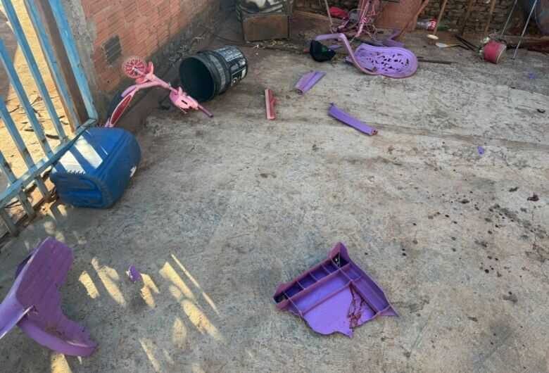 Imagem do local onde a confusão aconteceu