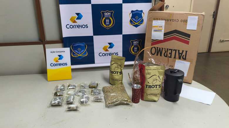 Drogas apreendidas nos Correios