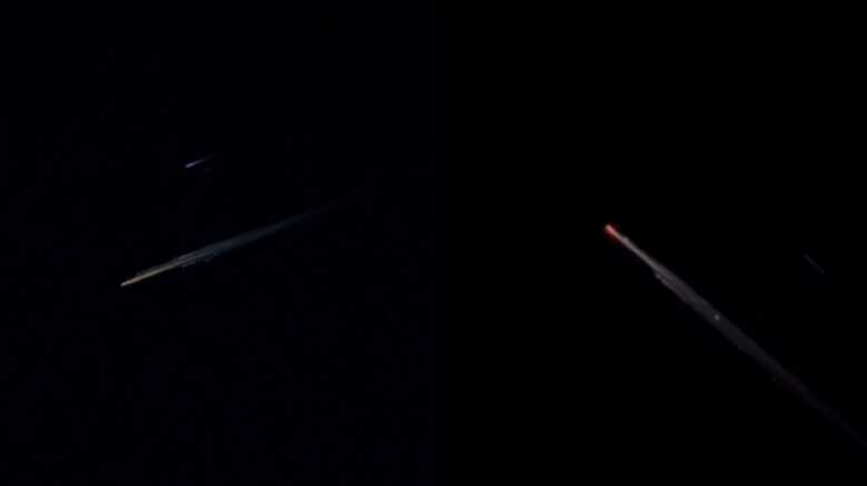 Luzes foram vistas de várias localidades