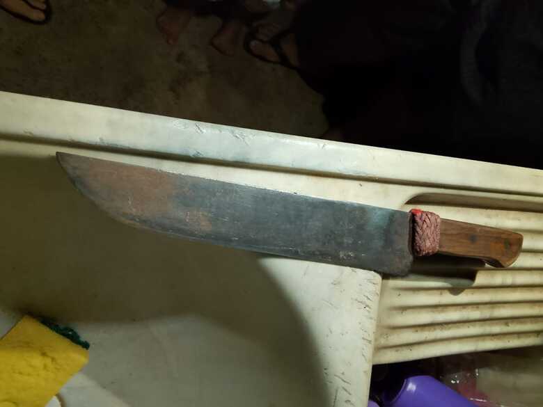 Faca apreendida | Imagem ilustrativa