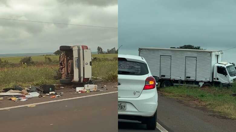 Acidente aconteceu na BR-262