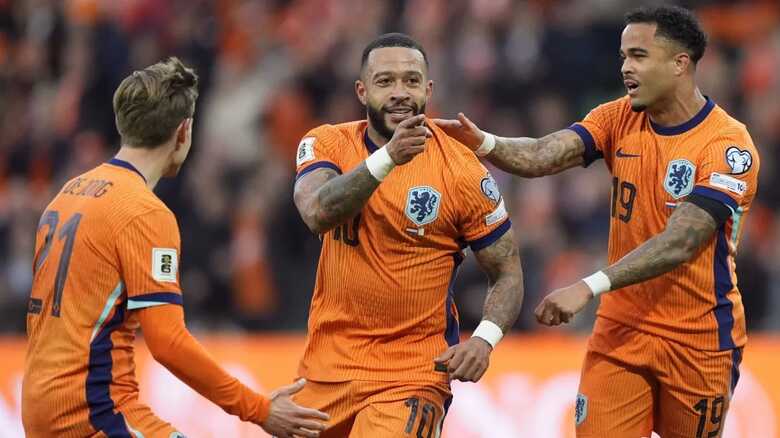 Memphis Depay atingiu marca histórica pela Holanda  